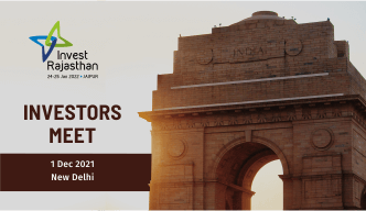 Rajasthan Government to host Investors Meet Roadshow in Delhi on....